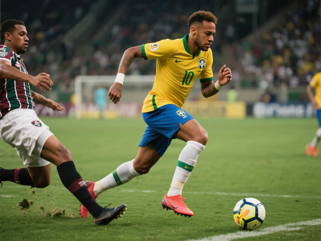 内马尔桑托斯首秀：遭遇犯规，突破连连，火爆全场！